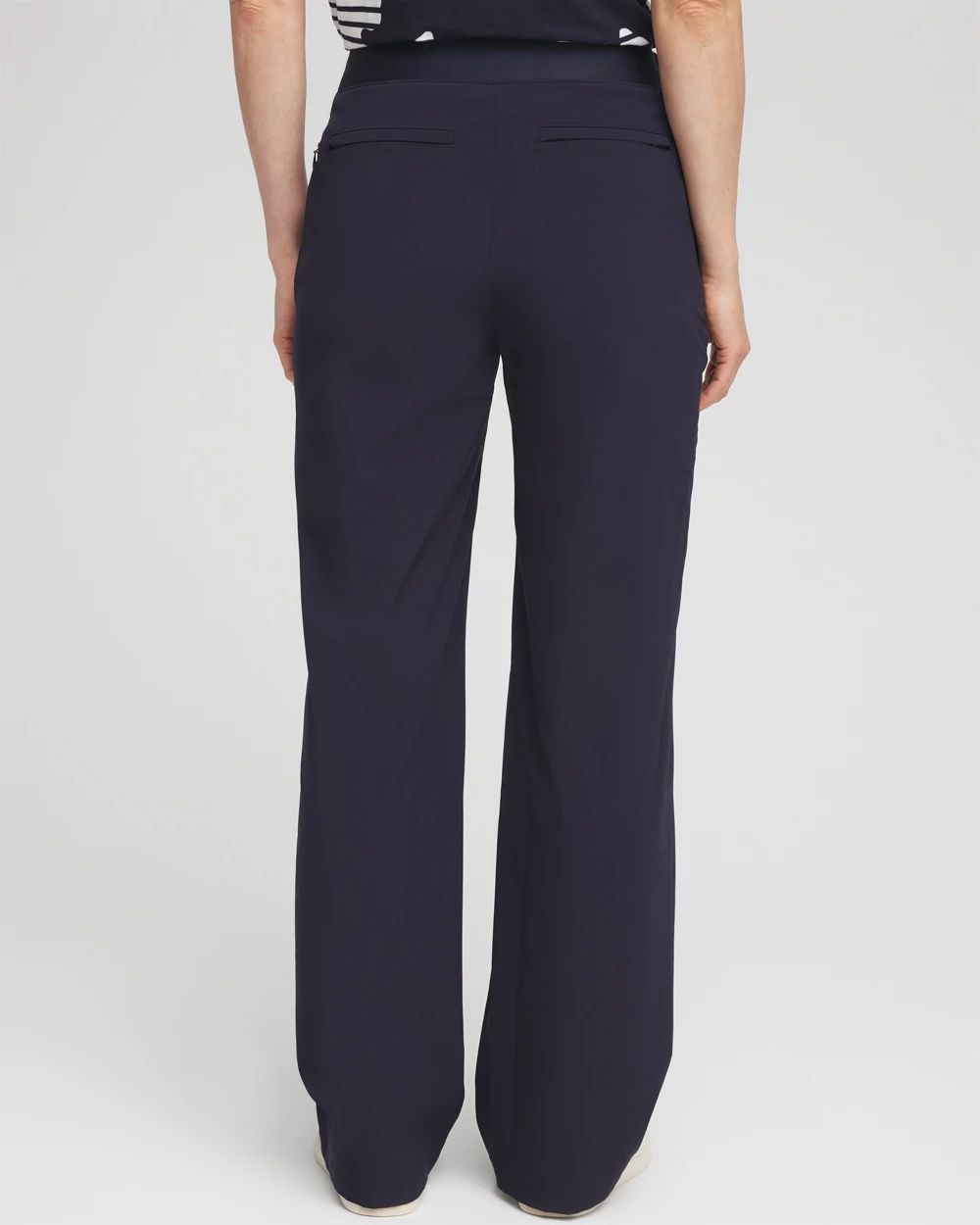 【MODERNIF】Leco Pigment Wide Pants WHITE PIGMENT COATED DENIM PLEATED WIDE PANTS(XS Blue
